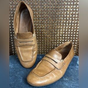 Paul Green light Brown Leather Loafers